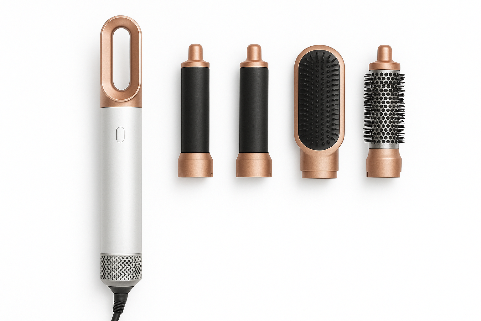 Brosse coiffante 5 en 1 Skaravine Gold✨